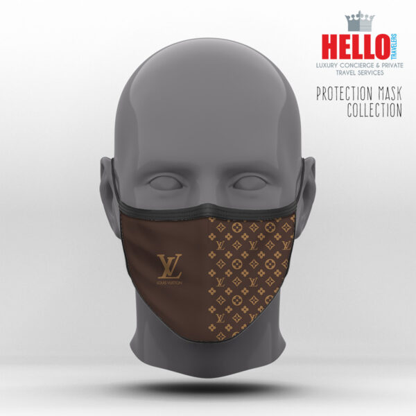 Υφασμάτινη Μάσκα Προστασίας LOUIS VUITTON, Hello Exclusive Design-2021-3003
