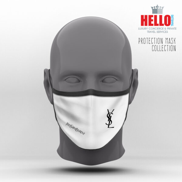 Υφασμάτινη Μάσκα Προστασίας YVES SAINT LAURENT, Hello Exclusive Design-2021-3005