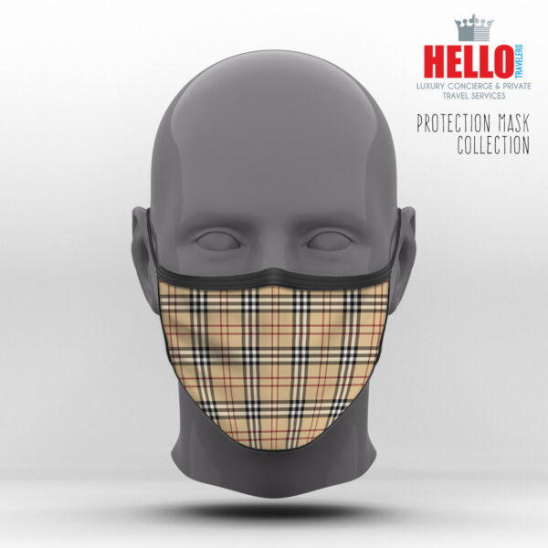 Υφασμάτινη Μάσκα Προστασίας BURBERRY, Hello Exclusive Design-2021-3007