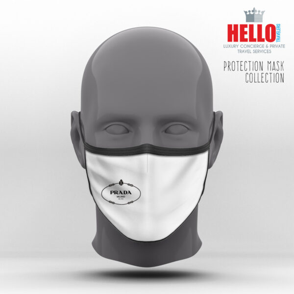 Υφασμάτινη Μάσκα Προστασίας PRADA, Hello Exclusive Design-2021-3008