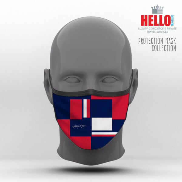 Υφασμάτινη Μάσκα Προστασίας TOMMY HILFIGER, Hello Exclusive Design-2021-3009A
