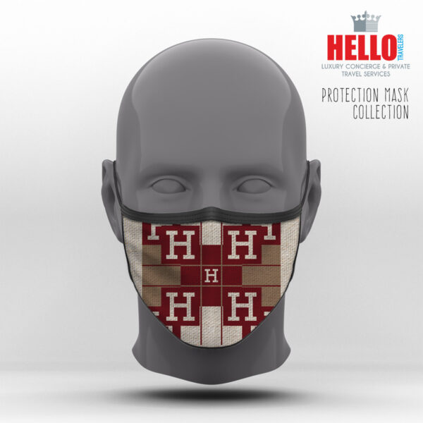 Υφασμάτινη Μάσκα Προστασίας HERMES, Hello Exclusive Design-2021-3011C