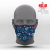 Υφασμάτινη Μάσκα Προστασίας Retro Colorful Pattern, HED-2021-3043