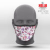 Υφασμάτινη Μάσκα Προστασίας Retro Colorful Pattern, HED-2021-3043