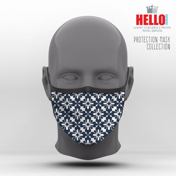 Υφασμάτινη Μάσκα Προστασίας Arabic Geometric Pattern, HED-2021-3052A