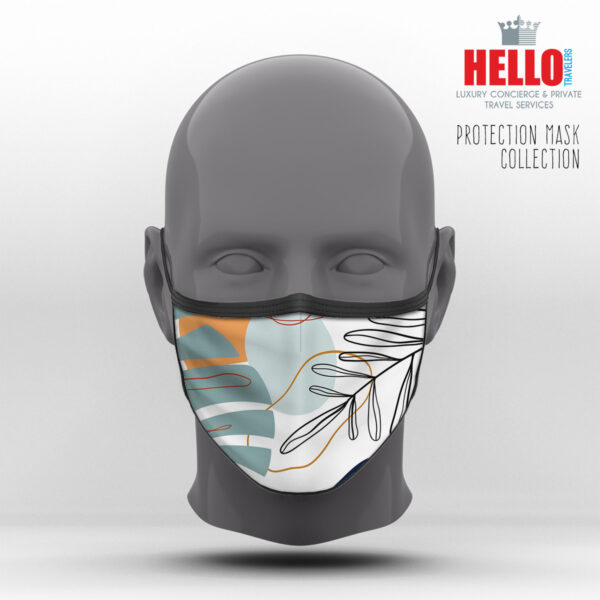 Υφασμάτινη Μάσκα Προστασίας Tropical Collection, HED-2021-3055D