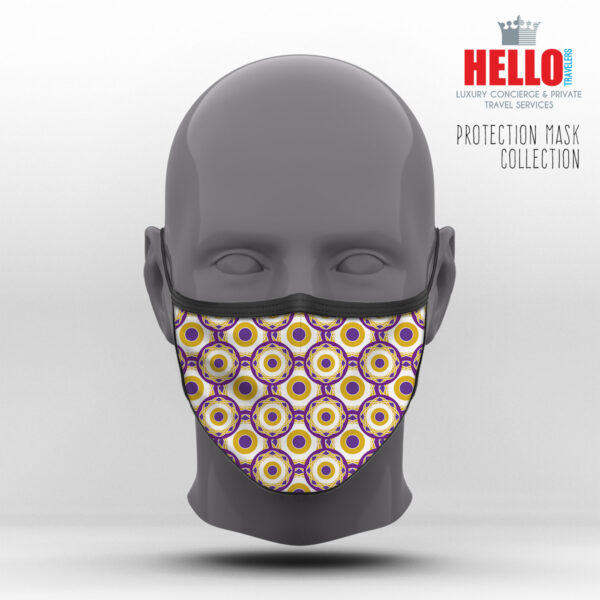 Υφασμάτινη Μάσκα Προστασίας Retro Mid Century, HED-2021-3066