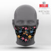 Υφασμάτινη Μάσκα Προστασίας Flower Collection, HED-2021-3072