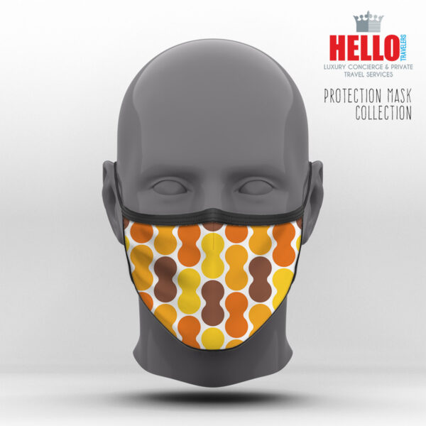 Υφασμάτινη Μάσκα Προστασίας Retro Collection, HED-2021-3073