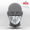 Υφασμάτινη Μάσκα Προστασίας Flower Collection, HED-2021-3074
