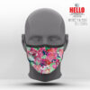 Υφασμάτινη Μάσκα Προστασίας Flower Collection, HED-2021-3079