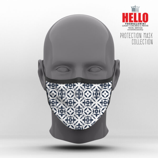 Υφασμάτινη Μάσκα Προστασίας Arabic Geometric Pattern, HED-2021-3085C