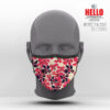 Υφασμάτινη Μάσκα Προστασίας Flower Collection, HED-2021-3088