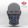 Υφασμάτινη Μάσκα Προστασίας Retro Collection, HED-2021-3093