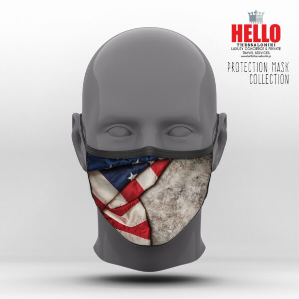 Υφασμάτινη Μάσκα Προστασίας USA Flag, HED-2021-3113