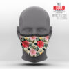 Υφασμάτινη Μάσκα Προστασίας Watercolor Flower Collection, HED-2021-3123