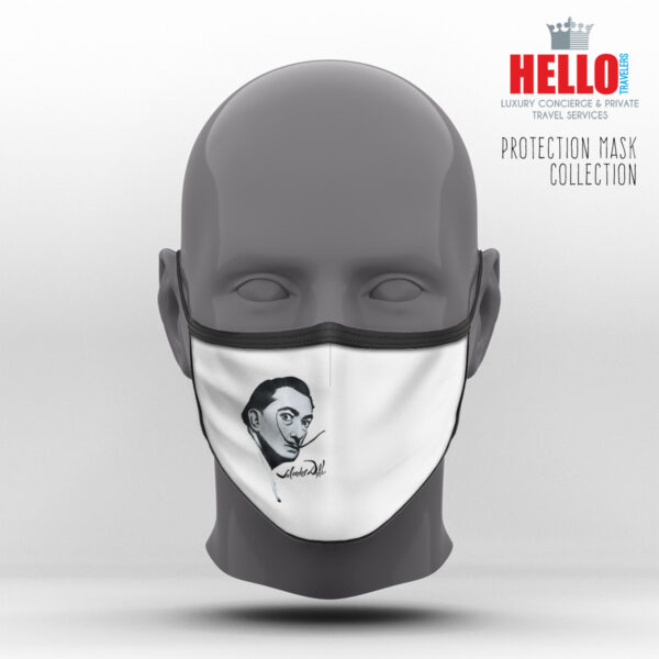 Υφασμάτινη Μάσκα Προστασίας Salvador Dali, Famous Collection, HED-2021-3130