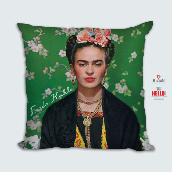 Μαξιλάρι Τυπωμένο, Σχέδιο 2021-3137, Frida Cahlo, Hello Exclusive Design