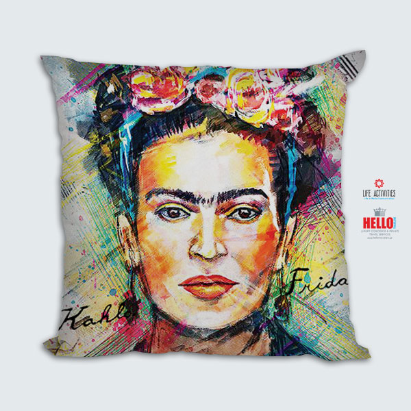 Μαξιλάρι Τυπωμένο, Σχέδιο 2021-3139, Frida Cahlo, Hello Exclusive Design