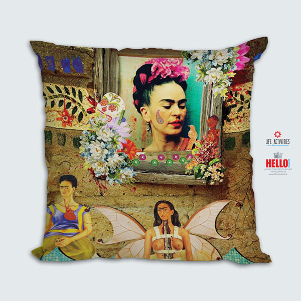 Μαξιλάρι Τυπωμένο, Σχέδιο 2021-3143, Frida Cahlo, Hello Exclusive Design