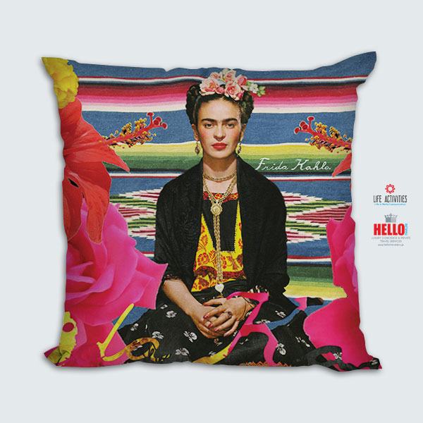 Μαξιλάρι Τυπωμένο, Σχέδιο 2021-3144, Frida Cahlo, Hello Exclusive Design