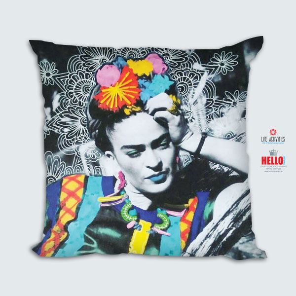 Μαξιλάρι Τυπωμένο, Σχέδιο 2021-3145, Frida Cahlo, Hello Exclusive Design