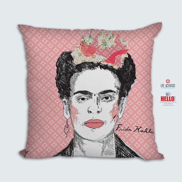 Μαξιλάρι Τυπωμένο, Σχέδιο 2021-3146, Frida Cahlo, Hello Exclusive Design