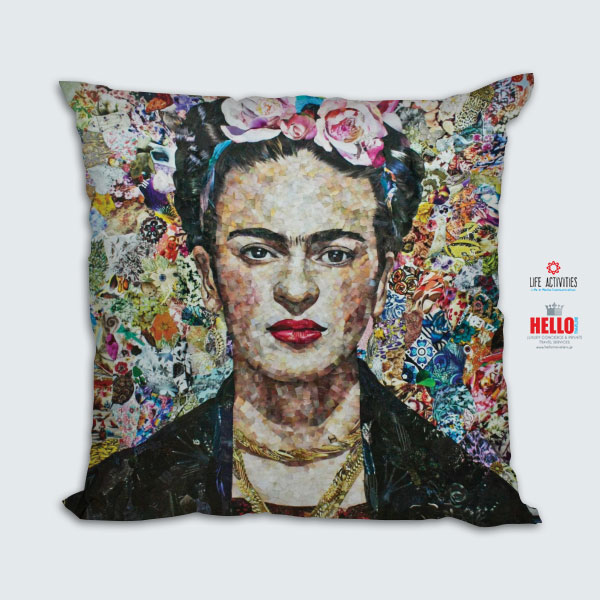 Μαξιλάρι Τυπωμένο, Σχέδιο 2021-3149, Frida Cahlo, Hello Exclusive Design