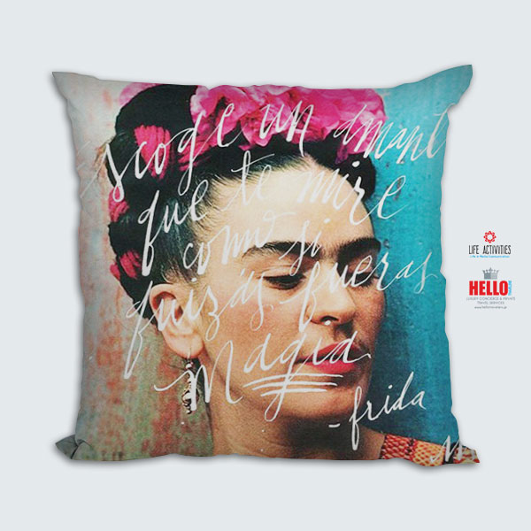 Μαξιλάρι Τυπωμένο, Σχέδιο Σχέδιο 2021-3150, Frida Cahlo, Hello Exclusive Design