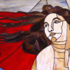 Πίνακας Ζωγραφικής, Γυναίκα στον Άνεμο, HEP-2021-4042