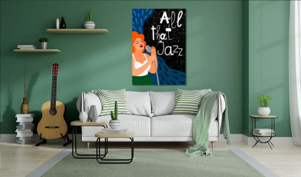 Πίνακας Ζωγραφικής, Jazz Music Poster, HEP-2021-4149A