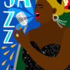 Πίνακας Ζωγραφικής, Jazz Music Poster, HEP-2021-4149F