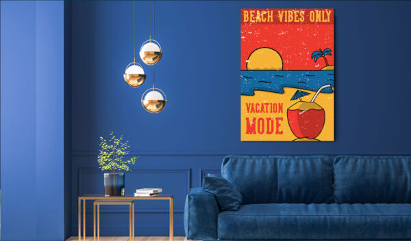 Πίνακας Ζωγραφικής, Beach Vibes Only, Vacation Mode, HEP-2021-4154