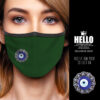 Υφασμάτινη Μάσκα Προστασίας Evil Eye Charm, Φυλαχτό Μάτι, HED-2021-3164