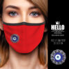 Υφασμάτινη Μάσκα Προστασίας Evil Eye Charm, Φυλαχτό Μάτι, HED-2021-3164