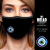 Υφασμάτινη Μάσκα Προστασίας Evil Eye Charm, Φυλαχτό Μάτι, HED-2021-3165