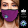 Υφασμάτινη Μάσκα Προστασίας Evil Eye Charm, Φυλαχτό Μάτι, HED-2021-3165