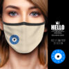 Υφασμάτινη Μάσκα Προστασίας Evil Eye Charm, Φυλαχτό Μάτι, HED-2021-3166