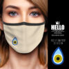 Υφασμάτινη Μάσκα Προστασίας Evil Eye Charm, Φυλαχτό Μάτι, HED-2021-3171