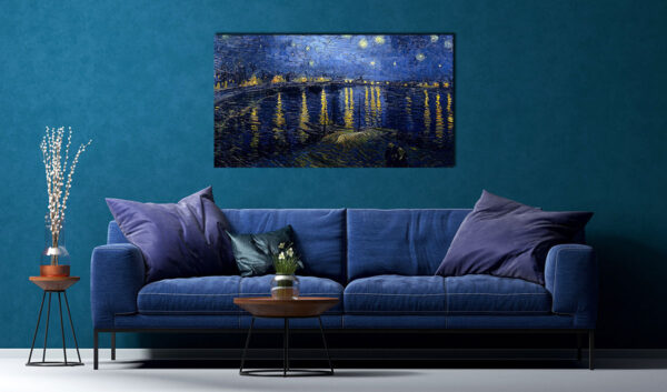 Πίνακας Ζωγραφικής, Starry Night Over the Rhône, Vincent Van Gogh, HEP-2021-4161