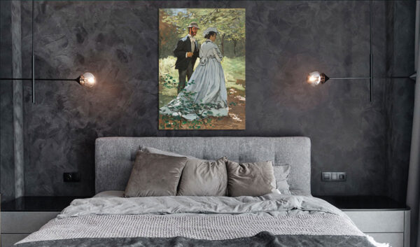 Πίνακας Ζωγραφικής, Bazille and Camille, Claude Monet (1865), HEP-2021-4176