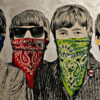 Πίνακας, Beatles Bandanas, Banksy, HEP-2021-4202