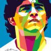 Πίνακας Ζωγραφικής, Diego Maradona, HEP-2021-4215