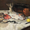 Πίνακας Ζωγραφικής, Fish (Still Life), (1864), Édouard Manet, HEP-2021-4239
