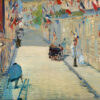 Πίνακας Ζωγραφικής, The Rue Mosnier with Flags (1878), Édouard Manet, HEP-2021-4251