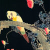 Πίνακας Ζωγραφικής, Parrot on the Branch of a Flowering Rose Bush (1900), Ito Jakuchu, HEP-2021-4326