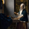 Πίνακας Ζωγραφικής, Woman Holding a Balance (1664), Johannes Vermeer, HEP-2021-4403