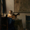 Πίνακας Ζωγραφικής, Young Woman with a Lute (1662–1663), Johannes Vermeer, HEP-2021-4404