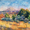 Πίνακας Ζωγραφικής, Montagne Sainte-Victoire (Paysage) (1889), Pierre-Auguste Renoir, HEP-2021-4410