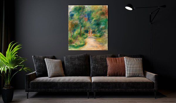 Two Figures on a Path (Deux figures dans un sentier) (1906), Pierre-Auguste Renoir, HEP-2021-4418